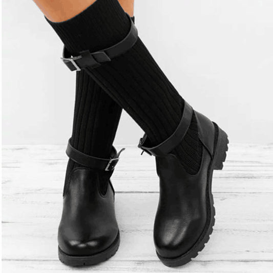 Susana - botas de lana de caña media de mujer - foto 2